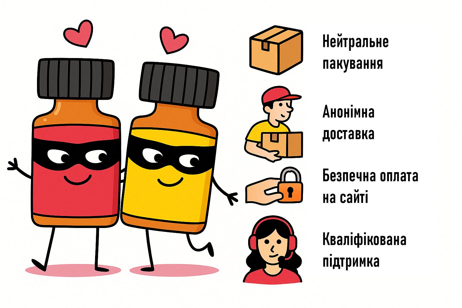 Анонімна доставка попперсів в Україні